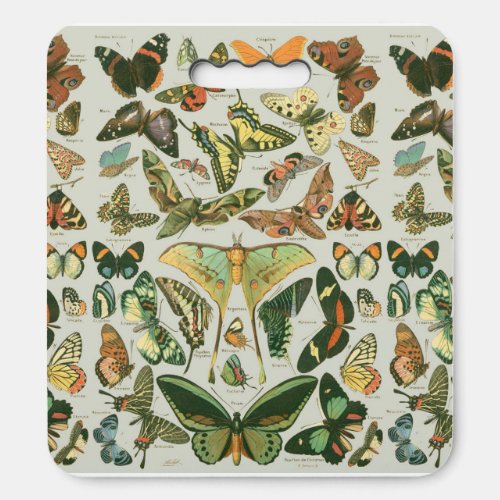 Butterfly Vintage Antique Butterflies Pattern Seat Cushion