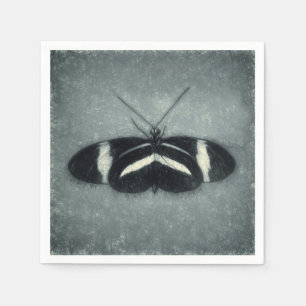 Butterfly Vintage Pastel Green Antique Decoupage Napkins