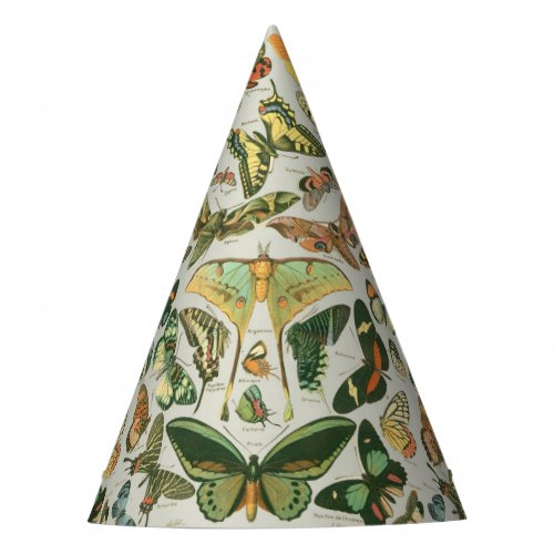 Butterfly Vintage Pattern Butterflies Painting  Party Hat