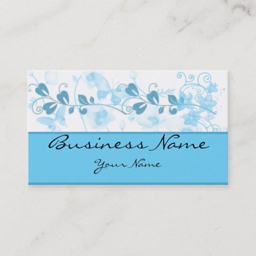 Butterfly Visions in Blue Business Card