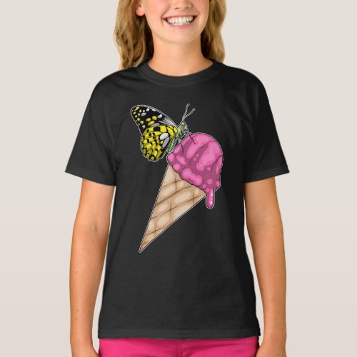 Butterfly Waffle ice cream T_Shirt