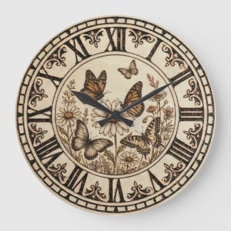 Butterfly Wall Clock  