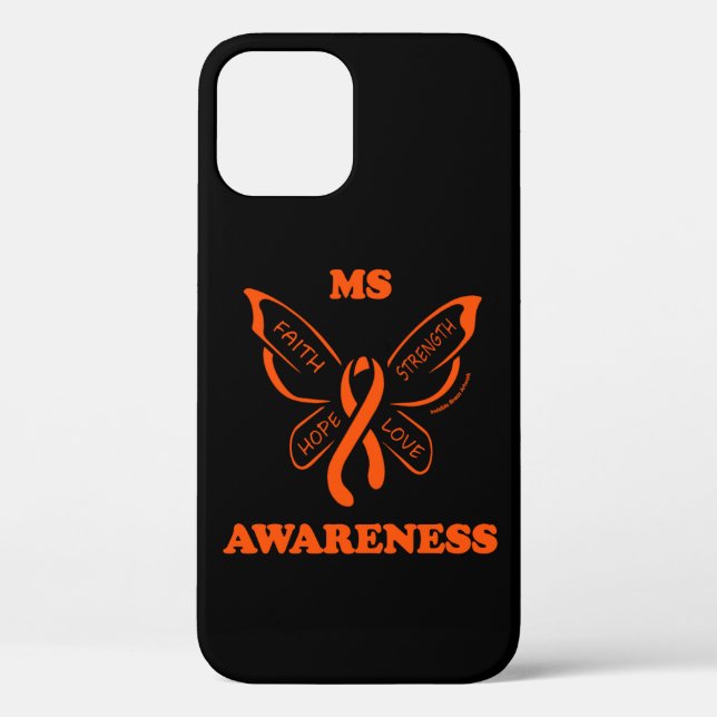 Butterfly/Warrior...MS Case-Mate iPhone Case (Back)