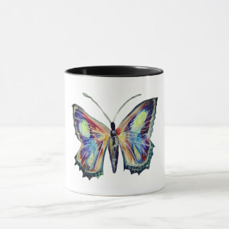 Butterfly watercolor art mug