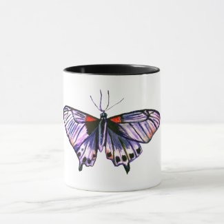 Butterfly watercolor art