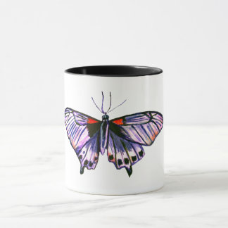 Butterfly watercolor art mug