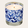 Butterfly Watercolor Blue Scented Candle