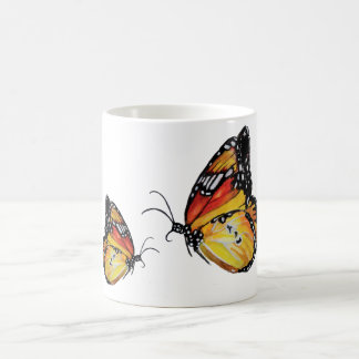 Butterfly watercolor drawingWhite Mug
