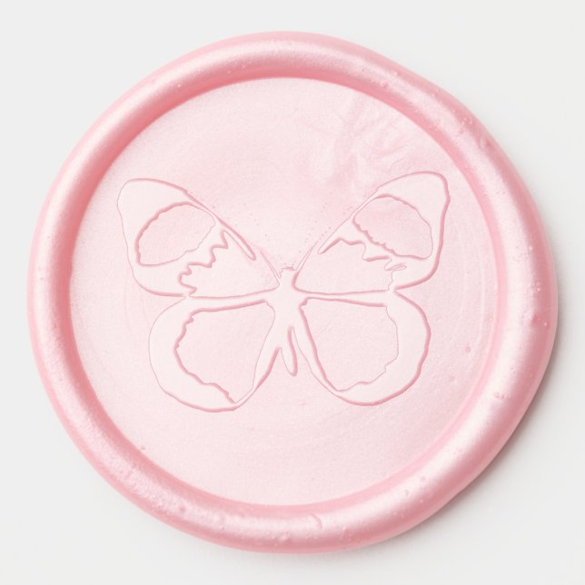 Butterfly  wax seal sticker (Front)