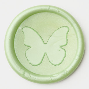 Butterfly wax seal sticker