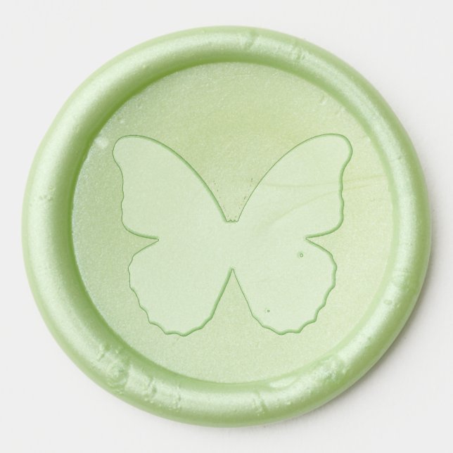 Butterfly  wax seal sticker (Front)