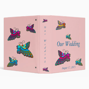 Butterfly Wedding Album Binder