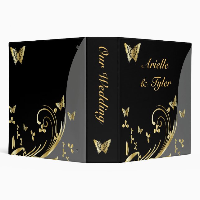 Butterfly Wedding Binder - Organizer (Background)