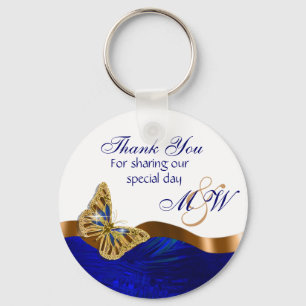 Butterfly wedding favor engagement anniversary keychain