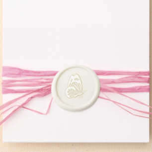Butterfly Wedding Wax Seal Sticker