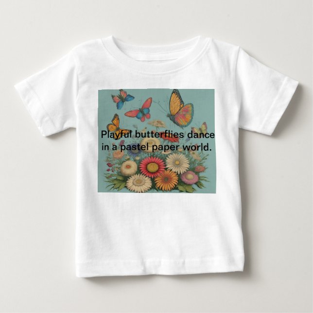 Butterfly Whimsy Baby T-Shirt (Front)