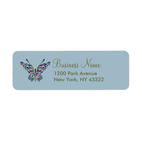 Butterfly Whispe  30 Address Labels 34 x 2 14