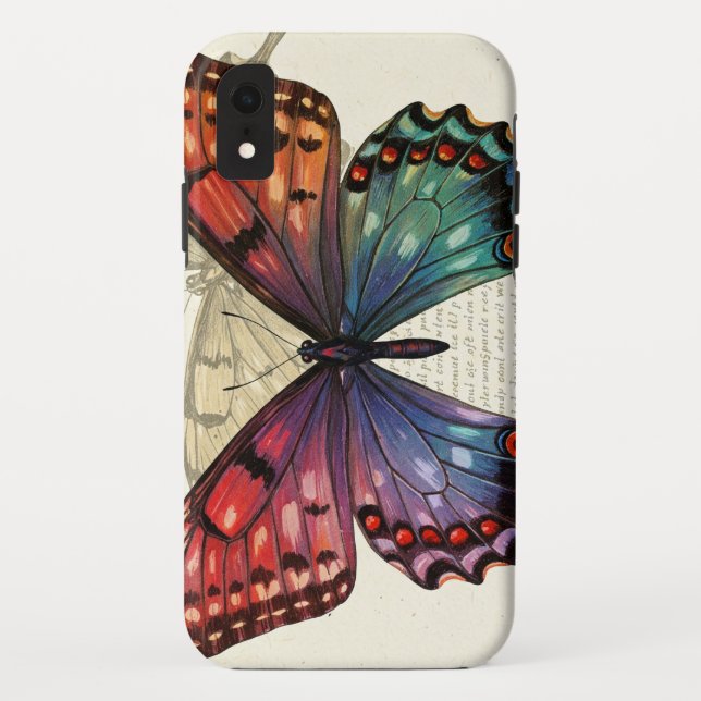 Butterfly Whispers: Abstract Elegance for iPhone X Case-Mate iPhone Case (Back)