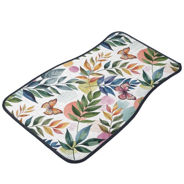 Butterfly Whispers Car Floor Mat (Angled)