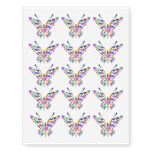 Butterfly Whispers - Temporary Tattoo 10.5"Hx8.25"