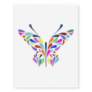 Butterfly Whispers - Temporary Tattoo 10.5"Hx8.25"