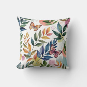 Butterfly Whispers Throw Pillow