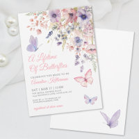 Butterfly Wildflower Bridal Shower