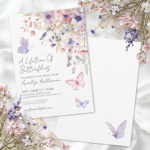Butterfly Wildflower Bridal Shower