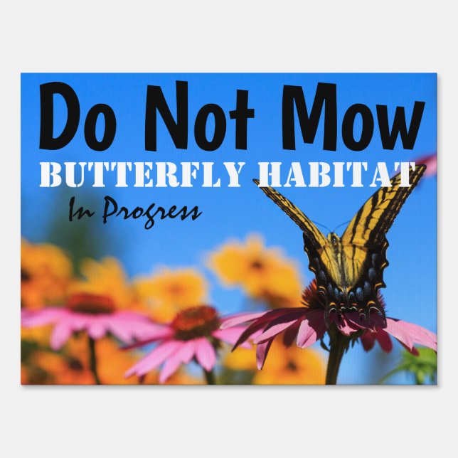 Butterfly Wildlife Habitat Sign (Front)