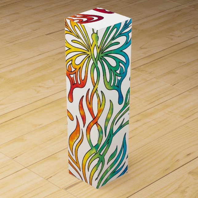 Butterfly  wine box (Front)