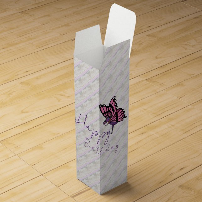 Butterfly Wine Box (Opened)
