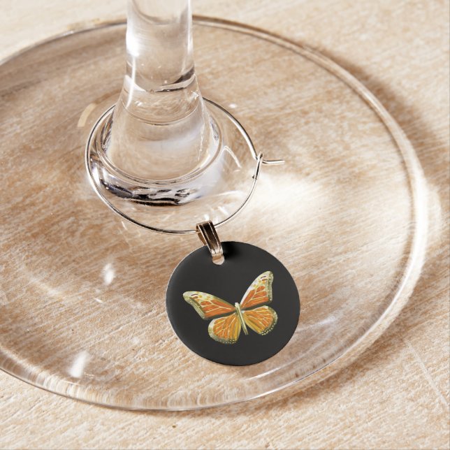 Butterfly Wine Charm (In Situ)