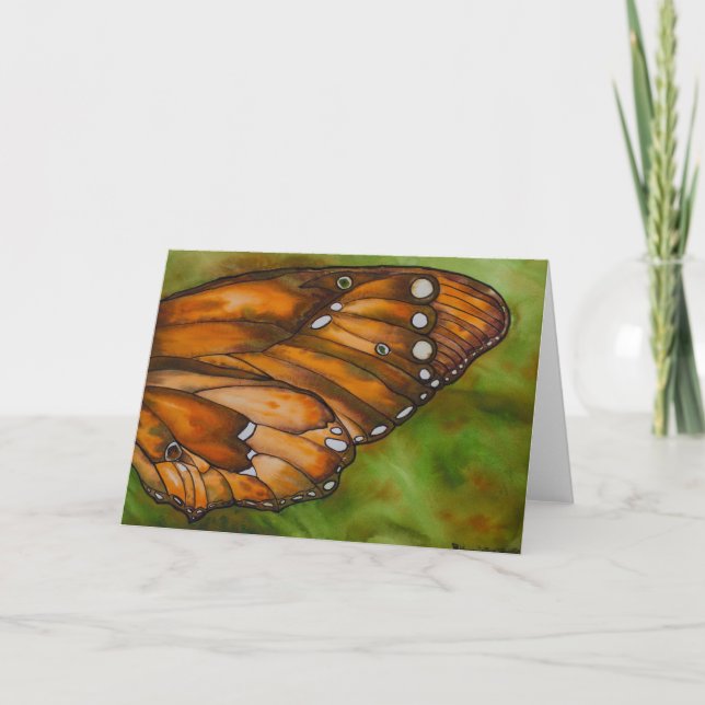 Butterfly Wing Greeting Card 2 (Front)