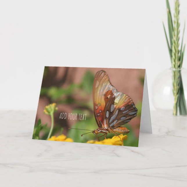 Butterfly Wings - Butterfly Love Holiday Card (Front)