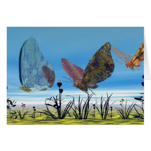 Butterfly Wings card (Front Horizontal)