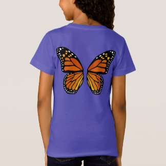 Butterfly Wings Girls T-shirts Cute Butterfly Tees