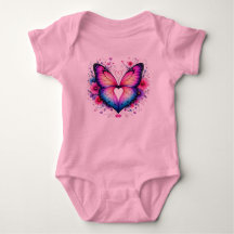 Butterfly Wings Heart Toddler T-Shirt | Colorful