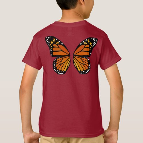 Butterfly Wings Kids T_shirts Cute Butterfly Tees