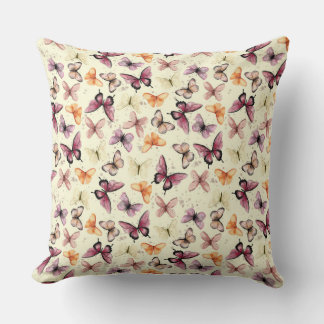 Butterfly Wings Throw Pillow