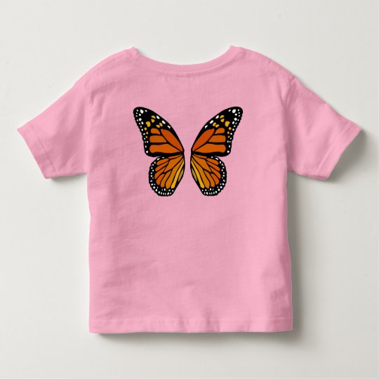 Butterfly Wings Toddler T-shirt Cute Butterfly Tee | Zazzle.com
