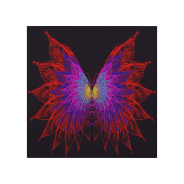 Butterfly Wings Wood Wall Decor (Front)