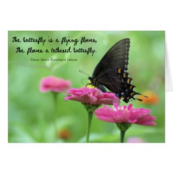 Butterfly Wisdom: A Flying Flower by time2see at Zazzle