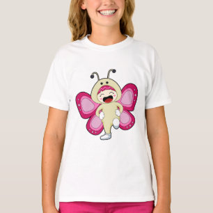 Butterfly with Costume T-Shirt