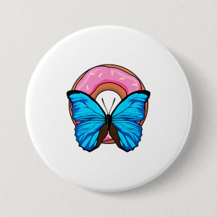 Butterfly with Donut Button