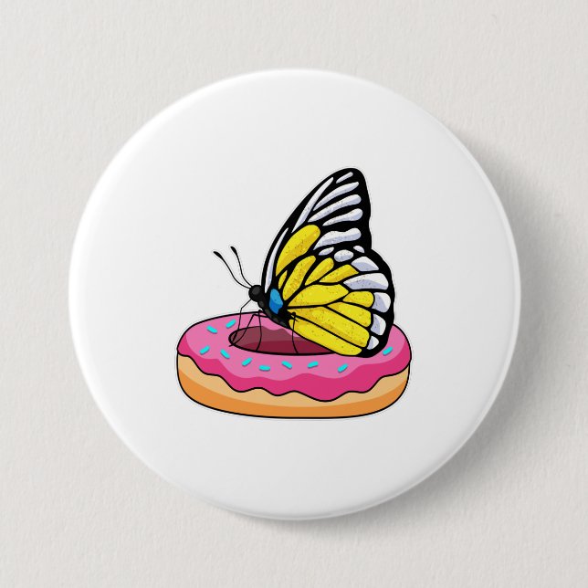 Butterfly with Donut Button (Front)