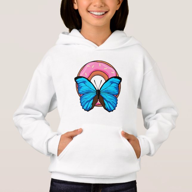 Butterfly with Donut Hoodie (Front)