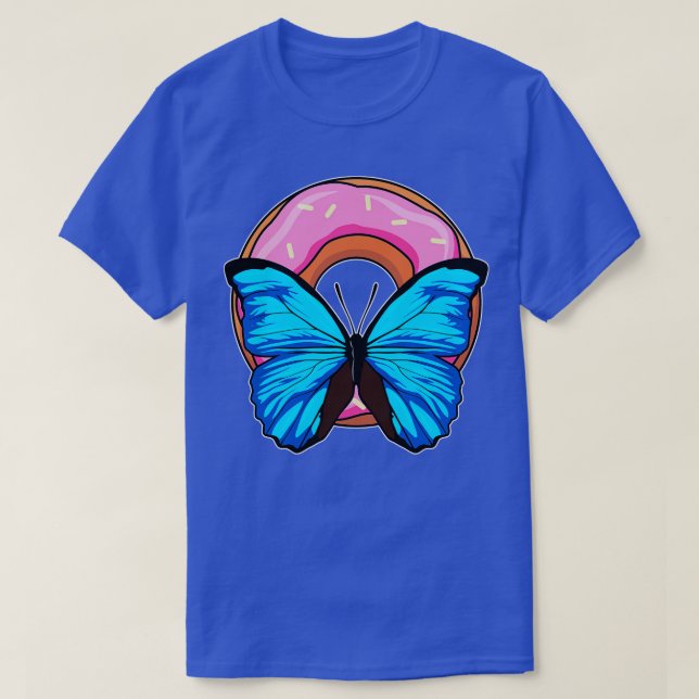 Butterfly with Donut T-Shirt (Design Front)