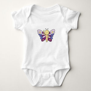 Butterfly with Dots Baby Bodysuit