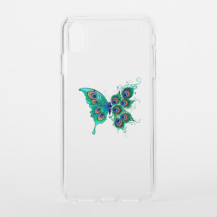 Butterfly with Green Peacock Feathers Speck iPhone XS Max Case
