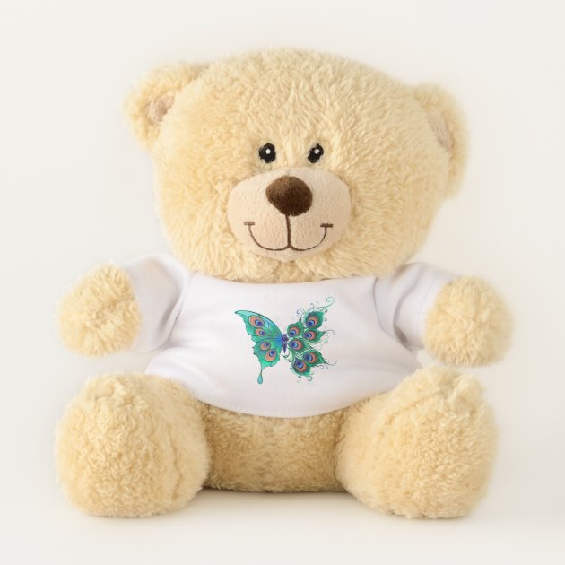 Peacock best sale teddy bear